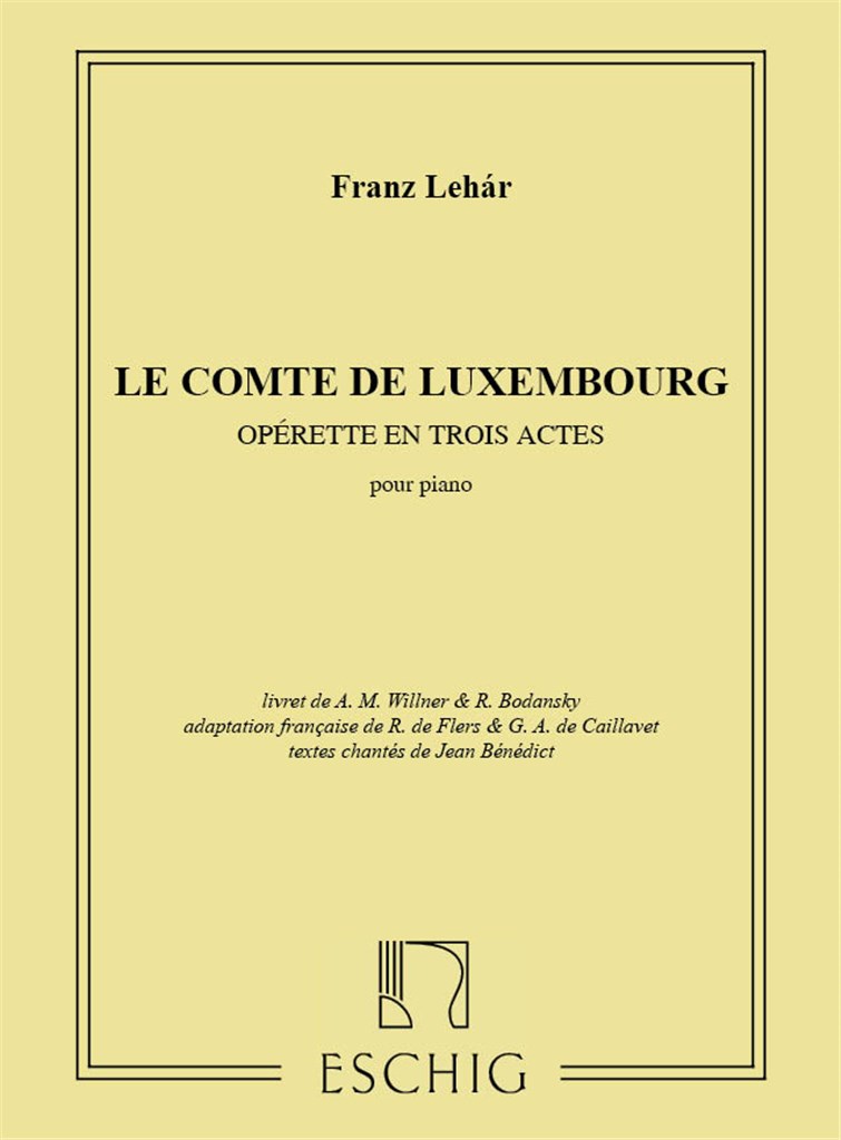 Comte De Luxembourg Piano (Complet)